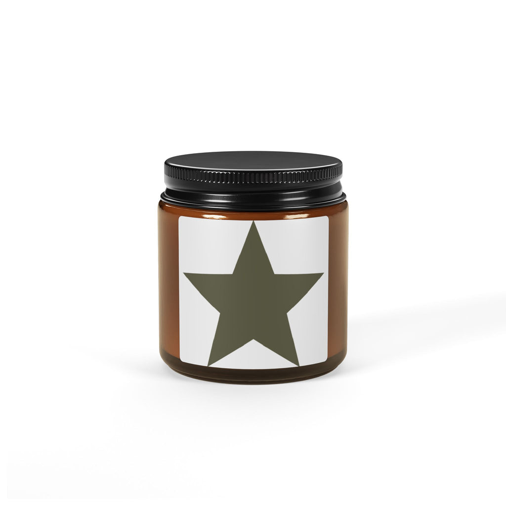 Scented Soy Candle (Multi-Size, Amber Jar)
