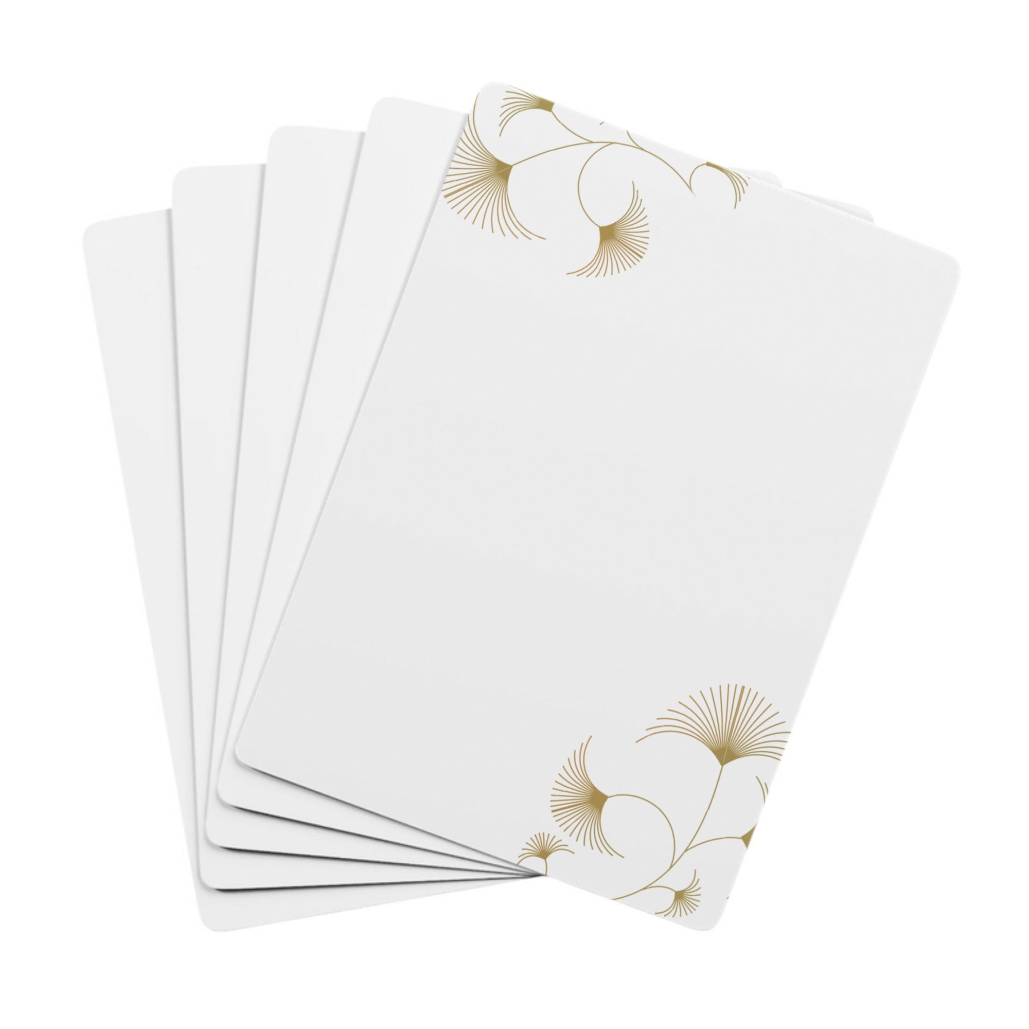 Personalized Poker Deck — Play Your Cards Right 😉 Flower Design