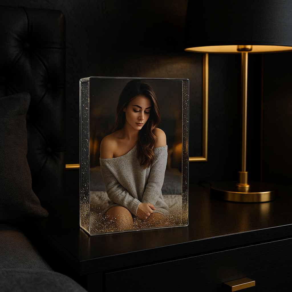 Snow Globe Picture Frame 4x6