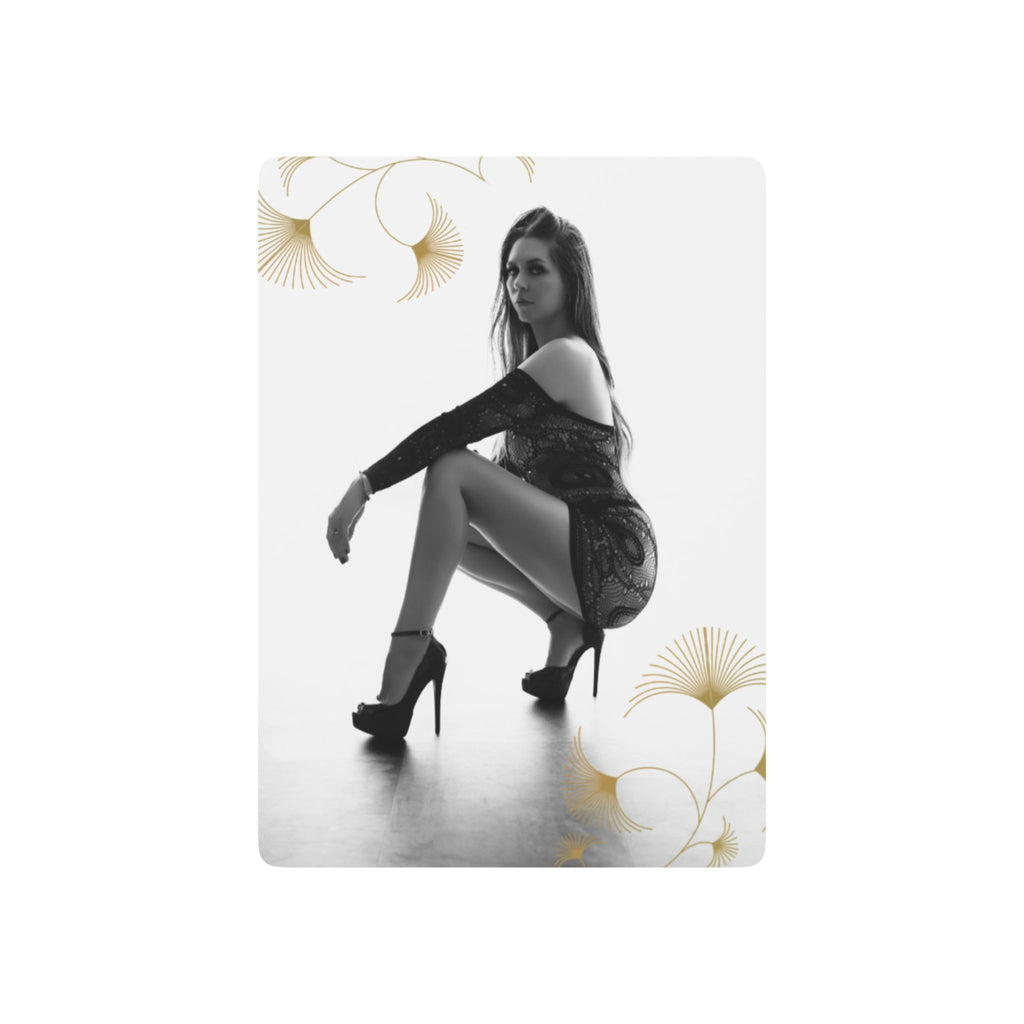 Personalized Poker Deck — Play Your Cards Right 😉 Flower Design