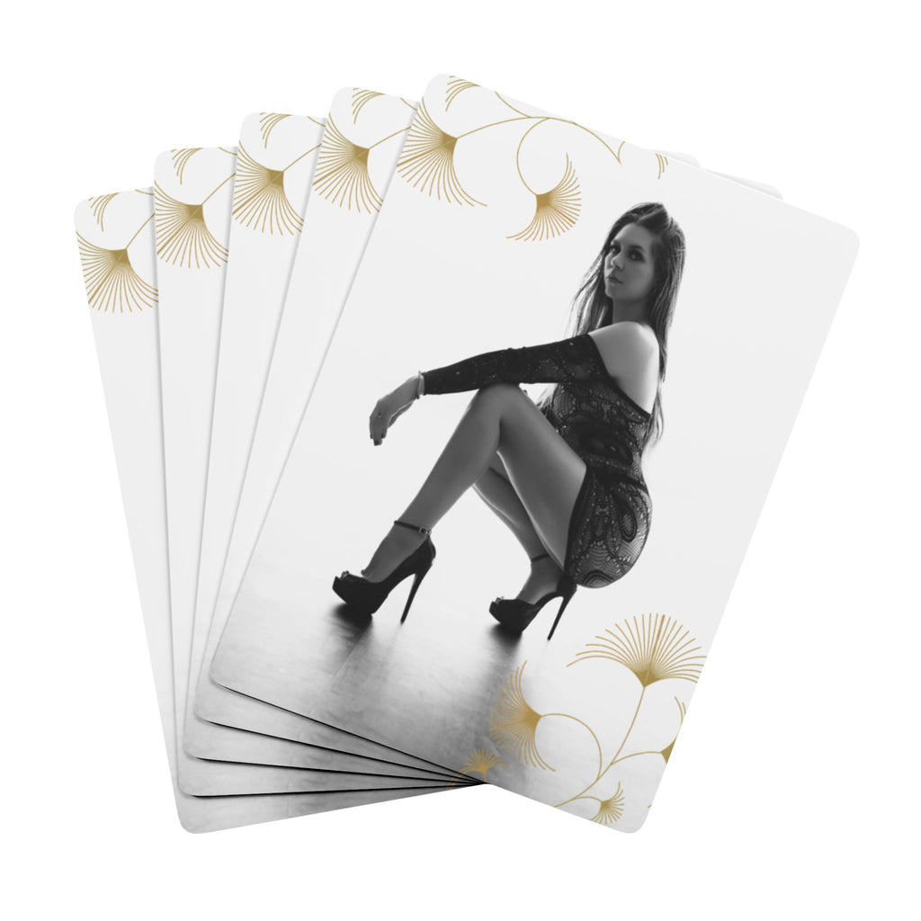 Personalized Poker Deck — Play Your Cards Right 😉 Flower Design